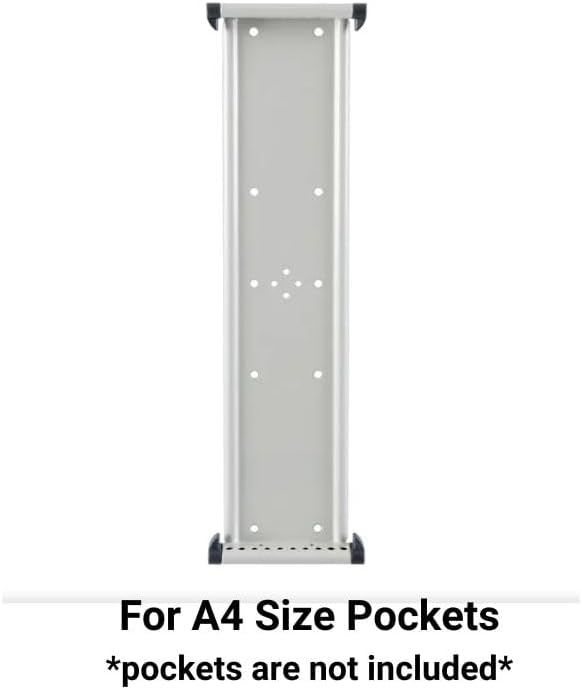 Tarifold Reference System Mounting Plate, Holds 10 Pockets, A4 Size | Mounting plate supports 10 pivoting pockets, fits A4-size documents, for wall or desktop reference systems