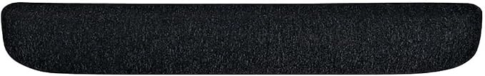 Staples Ergonomic Gel Keyboard Wrist Rest, 18.66" x 2.8" x 0.91", Non‑Slip Base, Soft Wrist Support Cushion for Easy Typing, Full‑Size Keyboards, Office/Computer/Gaming, Black