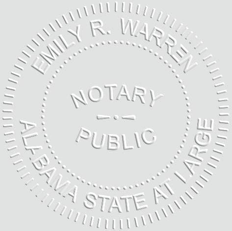 MaxMark Notary Seal Round Embosser for Delaware State - Includes Gold Burst Seal Labels (50 Count)