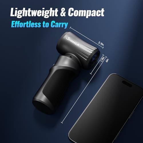 Electric Compressed Air Duster, 150000 RPM Super Powerful Cordless Air Blower, Rechargeable Brushless Motor, 3-Speed Adjustable, Durable Design for Keyboard, PC & Electronics Cleaning