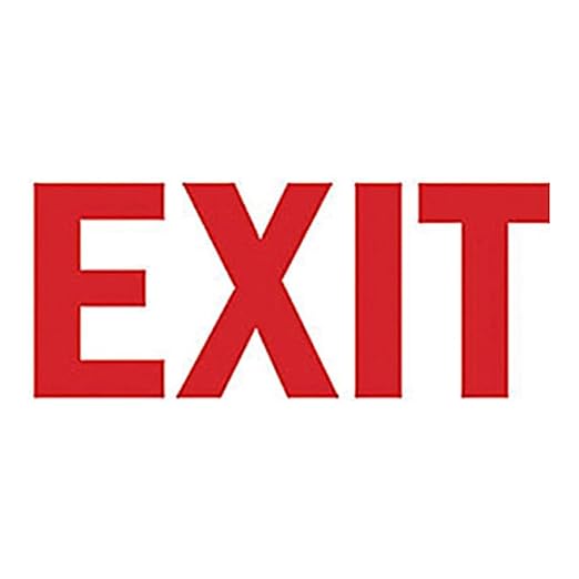 Tarifold P1949KP Safety Sign Inserts, "Danger Keep Out" (Pack of 6)
