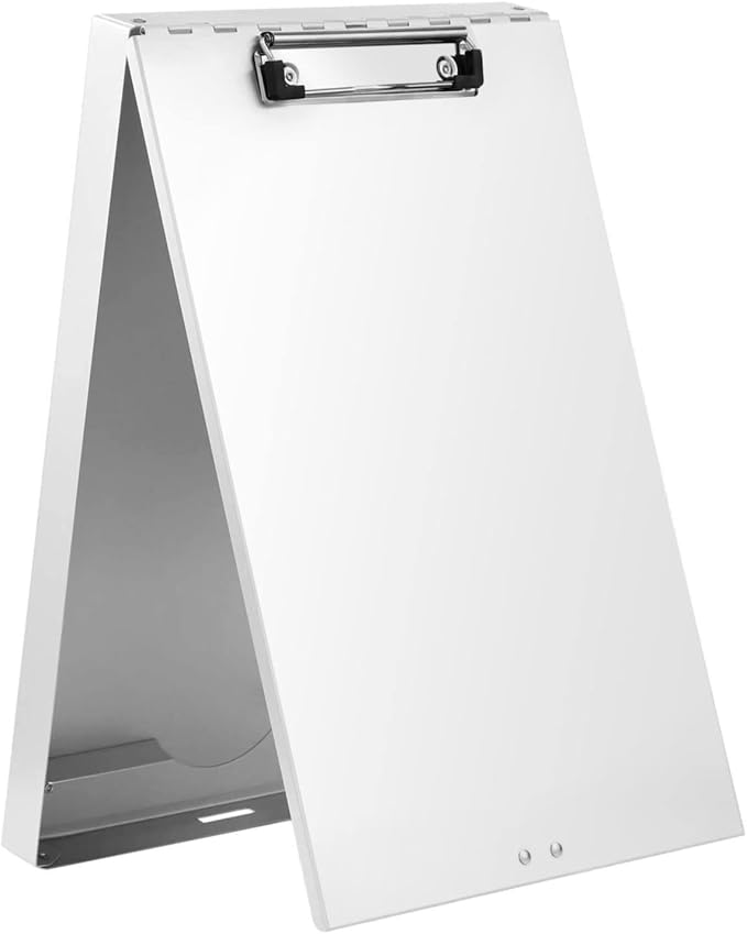 Metal Clipboard with Storage,Form Holder Portfolio Aluminum Metal Binder with High Capacity Clip Posse Box Self Locking Latch -14 x 9.25 inch Size Clipboard for Office Business Professionals Stationer