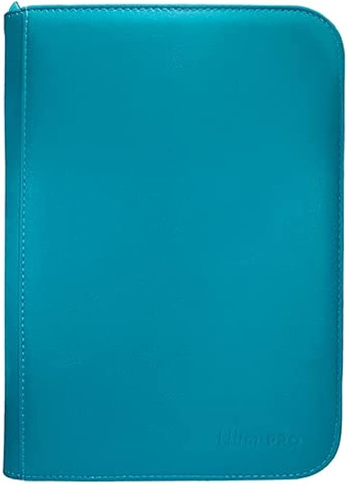 Ultra PRO - Vivid 4-Pocket Zippered PRO-Binder: (Teal) Protect Up to 160 Collectible Trading Cards, Sports Cards or Valuable Gaming Cards, Ultimate card Protection