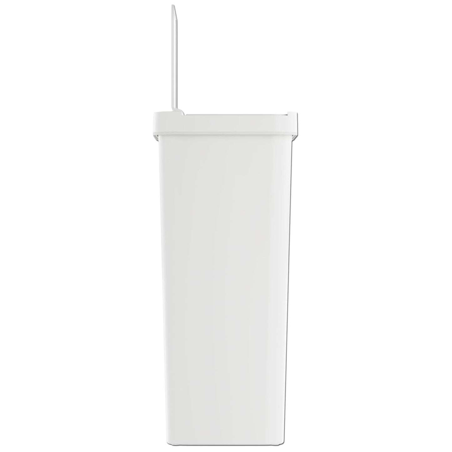 iTouchless Prime 13.2 Gallon Sensor Trash Can, Slim and Space-Saving, Durable Dent-Proof Construction, Automatic Bin White Color Great for Kitchen, Home, Office, Business, Garage, Plastic