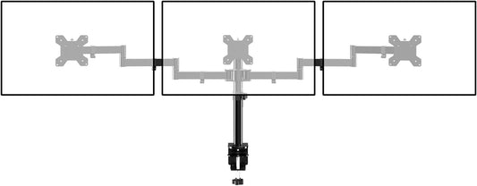 Suptek Triple LED LCD Monitor Desk Mount Heavy Duty Fully Adjustable Stand for 3 / Three Screens up to 27 inch (MD6463)