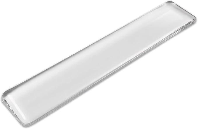 Keyboard Wrist Rest,Gel Wrist Rest for Keyboard-Tinted Clear Wrist Rest | Jelly Clear Gel Wrist Pad for Easy Typing, Anti-Slip Comfort Keyboard Wrist Pad for Desktop Relieve Pain