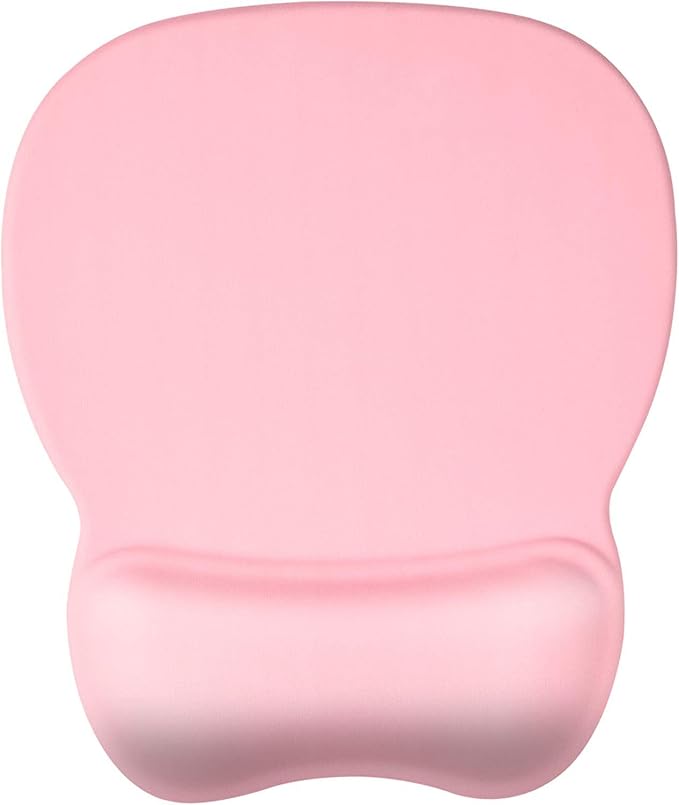 EooCoo Ergonomic Mouse Pad with Wrist Rest, Memory Foam Support Mousepad | Non-Slip Base for Computer, Cafe, Home & Office, 9.64 x 8.26 in Office Desk Accessories, Carpal Tunnel Relief