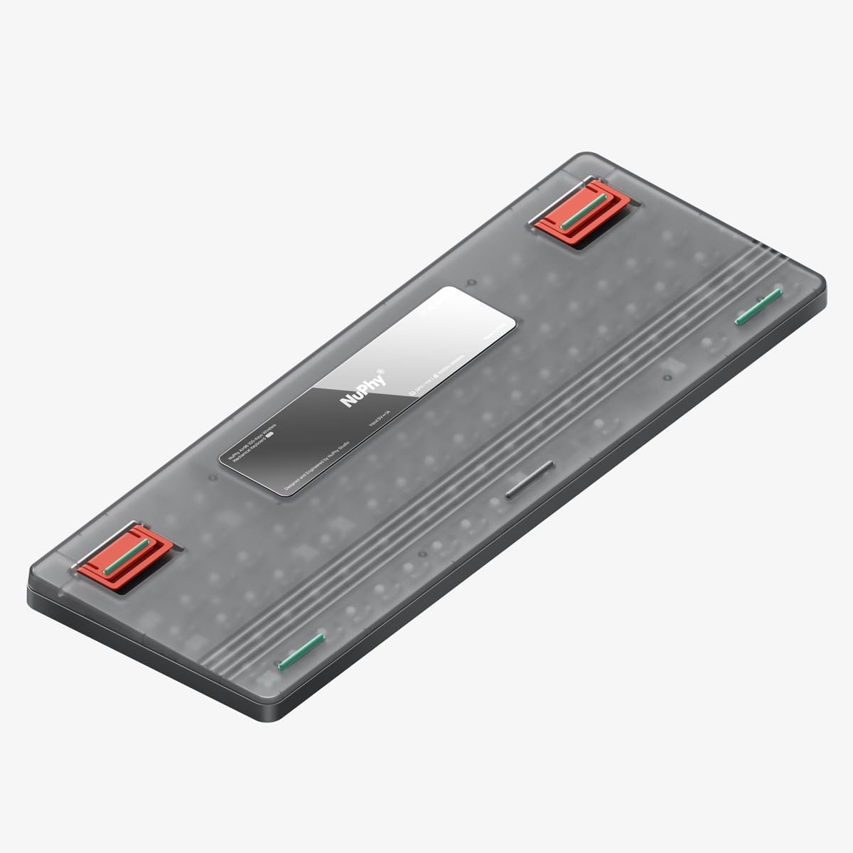 nuphy Air96 V2 Wireless Mechanical Keyboard,100 Keys RGB Backlit Keyboard,Supports Bluetooth 5.1,2.4G and Wired Connection,for PC/Laptop/Windows/Mac -Grey Gateron Red Switch