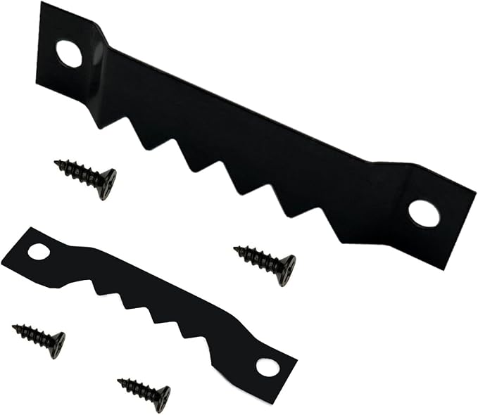 30 Pack Large Heavy and 30 Pack Small Sawtooth Picture Hangers Steel Picture Hangers with Screws Picture Hang Solutions, for Hanging Clock Paintings Artwork Picture Frame Hook Photos (Black)