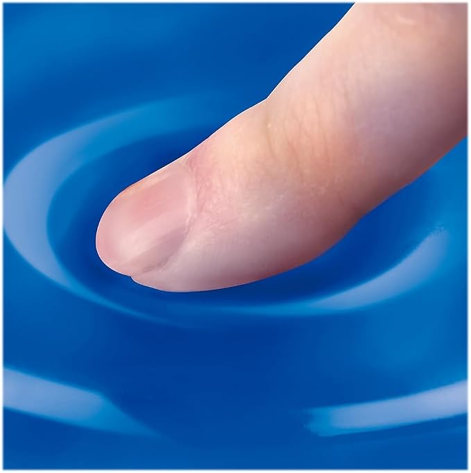 Fellowes Gel Wrist Rest - Crystals, Blue - 2.3quot; x 18.5quot; x 0.6quot; - Blue - Gel, Polyurethane, Rubber