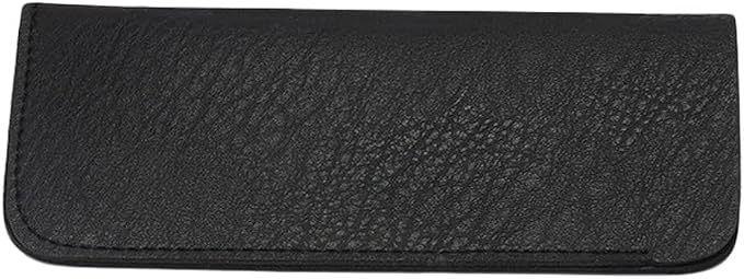 DIYOMR 6 Pack Soft Leather Eyeglass Bags Portable Unisex Glasses Pouch Multiple Pens Sleeve Case Classic Color for Business Men Women Teen Student Scholars