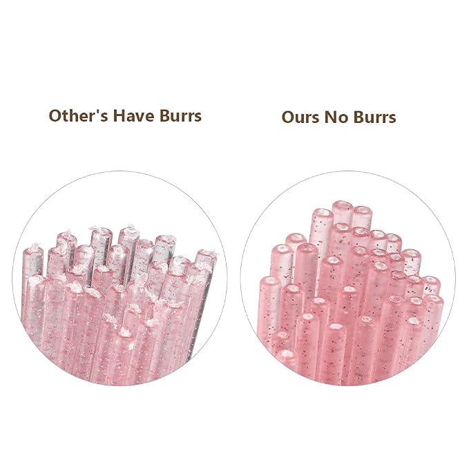 G2PLUS Micro Swabs, Disposable Micro Applicator Brushes and Swabs 500PCS | Pink Tips for Lash Extension Prep, Makeup Correction, Controlled Application, Detailed Beauty Work and Professional Salon Use