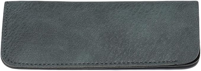 DIYOMR 6 Pack Soft Leather Eyeglass Bags Portable Unisex Glasses Pouch Multiple Pens Sleeve Case Classic Color for Business Men Women Teen Student Scholars