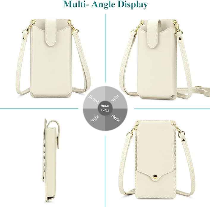 Peacocktion Small Crossbody Cell Phone Purse for Women, Lightweight Mini Small Crossbody Bags for Women with Card Slots