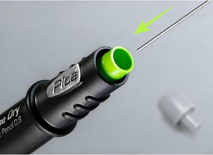 Pica Fine Dry Long-life 0.9mm Automatic Pencil: Precision Marking without Sharpening for Fine and Precise Applications. Made in Germany