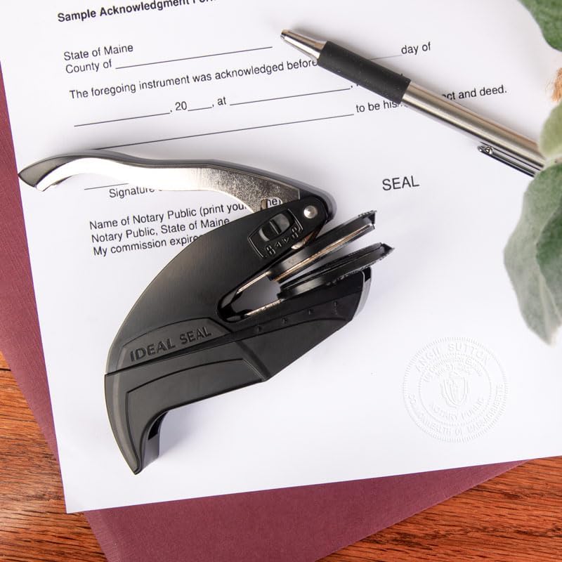 U.S. Virgin Islands Round Notary Embosser | Official State Embosser | Official Seals | Meets State Specifications (Virgin Islands, Round Embosser)