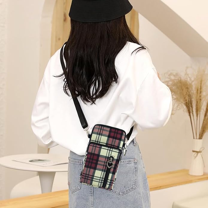Small Crossbody Bag for Women - Mini Phone Purses with Crossbody Strap and Wallet - Nylon Arm Bag