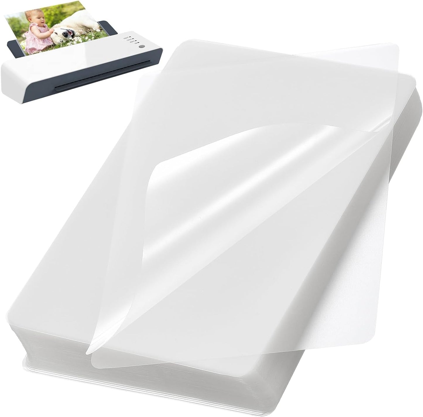 100 Pack Laminating Sheets, Clear 9 x 11.5 Inch Thermal Laminating Pouches for Thermal Laminator, 5 Mil Lamination Sheet Paper, Letter Size, HeatSeal