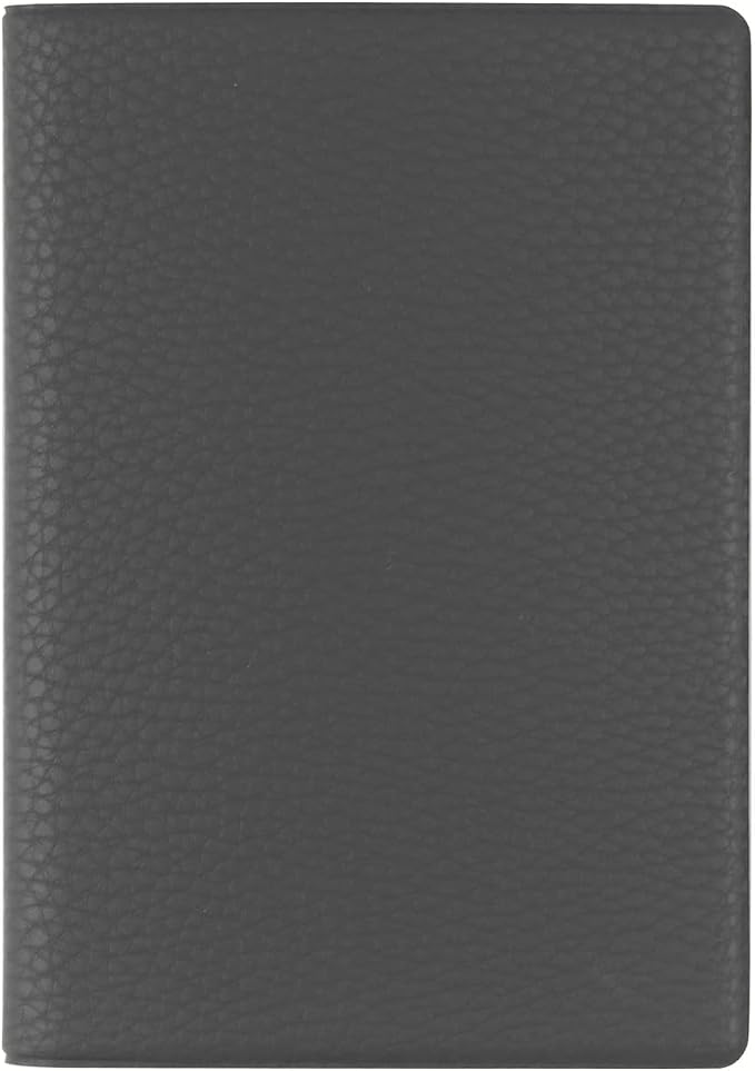 Fenice Classic Passport Cover Holder Wallet Case for Travel Essential RFID Blocking Vegan Leather Waterproof (GREY)
