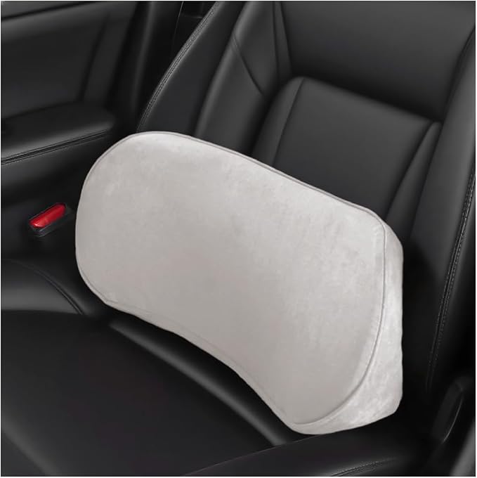 Zpana Car Lumbar Support Pillow, Memory Foam Vehicle Seat Lower Back Support Cushion for Back Pain Relief & Sciatica, Comfortable Auto Driver Seat Pad, Universal for Vehicles (Beige) | Memory Foam Lumbar Support Pillow, Lower Back Pain Relief & Sciatic...