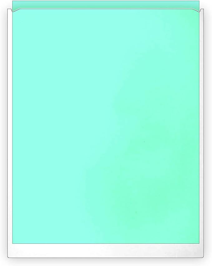 Tarifold Self-Adhesive Document Pockets, Clear, 9" x 11.5", Pack of 25 | Top-loading document pocket, permanent adhesive backing, clear polypropylene construction, 9" x 11.5", Pack of 25