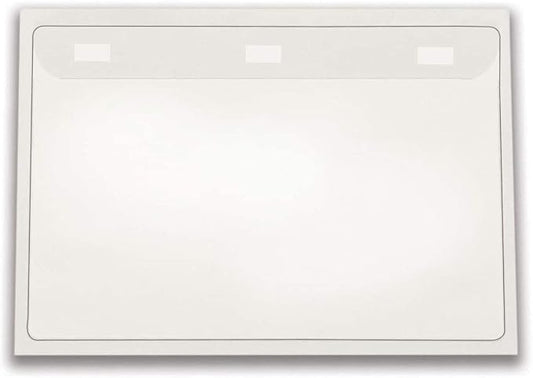 Tarifold Self-Adhesive Storage Pockets, Flap Closure, Letter Size, 25 Pack | 25 clear self-adhesive pockets, letter size, flap closure, secure adhesive backing, protects documents