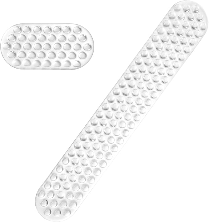 MOSISO Gel Wrist Rest Support for Mouse Pad&Keyboard Set, Transparent | Ergonomic Massage Keyboard&Mouse Pad Set, Non-Slip Base Pain Relief&Soft Cooling Gel Computer Easy Typing Pad for Home/Office