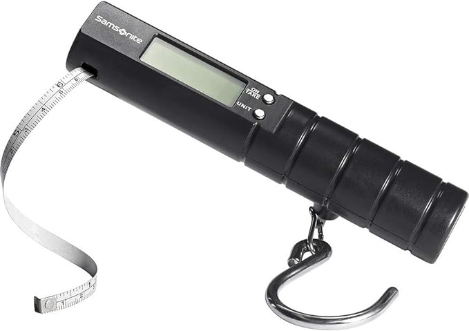 Samsonite Electronic Luggage Scale, Black, One Size
