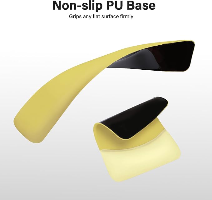 MOSISO Wrist Rest Support Mouse Pad & Keyboard Set, Yellow | Rectangular Ergonomic Mousepad, Non-Slip Base, Home/Office Pain Relief & Easy Typing, Neoprene Cloth & Raised Silicone Lining