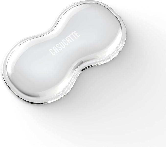 CASUCATTE-Clear Gel Mouse Wrist Rest - Super Non-Slip, Soft & Comfortable, Washable, Relieve Office or Gaming Wrist Pain