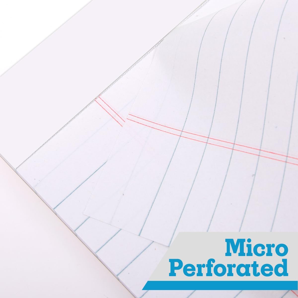 KAISA Legal Pads 8.5x11 inch Writing Pads, Wide Ruled Notepads Large Note Pads, White 50 Sheets 12 Pads,WT-MWT50W