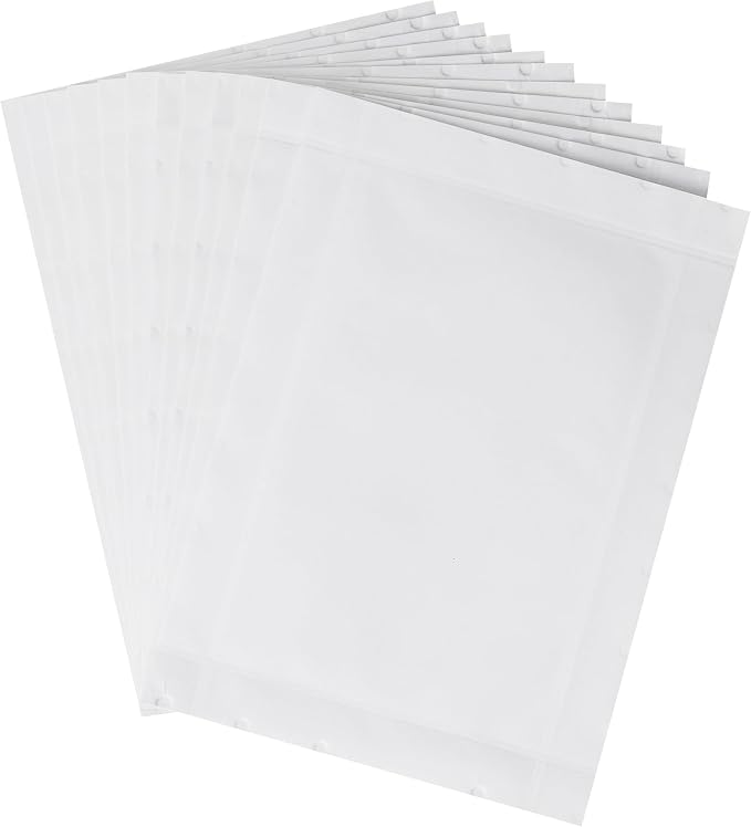 Amazon Basics Paper Shredder Lubricating Sheets for Cleaning and Sharpening Blades, 12-Pack