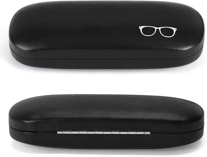 RayLove Unisex Hard Shell Eyeglasses Cases, Protective Case For Glasses