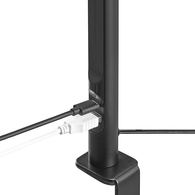Globe Electric 15" LED Integrated Matte Black Clamp Desk Lamp with Adjustable Silicone Gooseneck