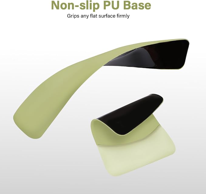 MOSISO Wrist Rest Support Mouse Pad & Keyboard Set, Olive Green | Rectangular Ergonomic Mousepad, Non-Slip Base, Home/Office Pain Relief & Easy Typing, Neoprene Cloth & Raised Silicone Lining