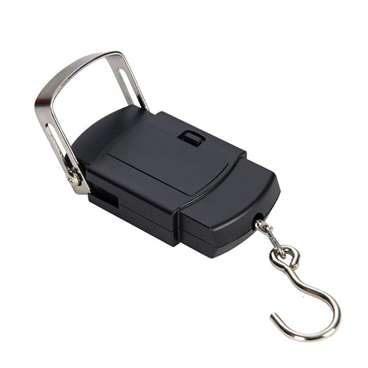 Hyindoor Portable Luggage Scale 50kg/110lb Electronic Digital Suitcase Weight Scale Travel Bag Hanging Weighing Scale
