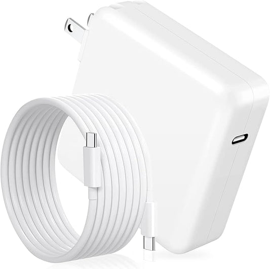 Azacvb Mac Book Pro Charger - 118W USB C Fast Charger Power Adapter Compatible with MacBook Pro & MacBook Air 13, 14, 15, 16 inch, M1 M2 M3 M4 M5, New ipad Pro and All USB C Device, 6.6ft Charge Cable