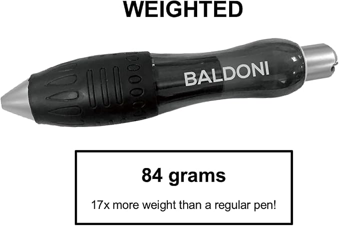 HEAVY Weighted Wide Grip Pen - Parkinson's & Essential Tremors - M.D. Recommended