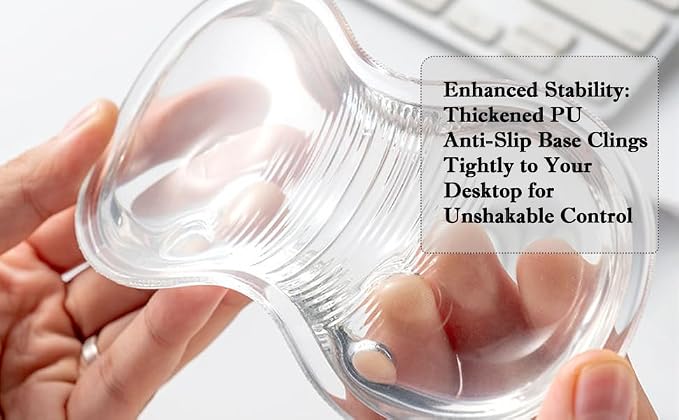 Update Gel Keyboard Wrist Rest & Mouse Wrist Rest Set – Silicone Wrist Support Pad for Pain Relief, Effortless Typing, Gaming, Computer, Laptop, Office – Anti-Slip Base, Easy to Clean