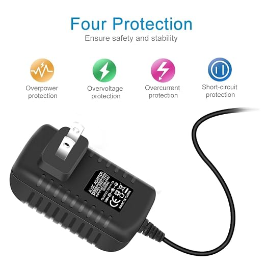 12V Power Supply, 12 Volt 1A 12W DC Power Supply with On Off Switch, Black Switching LED Power Adapter, AC 110V to 12V Transformer Plug for LED Strip Lights with 5.5/2.1 DC Female Connector, 3 Pack