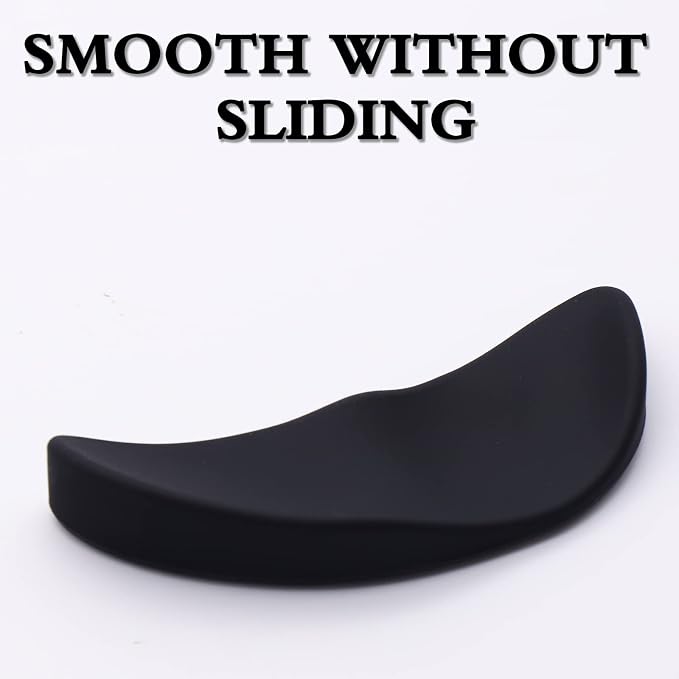 Ergonomic Mouse Wrist Rest Support, Sliding Wrist Pad that Moves with Mouse for Office Work, Gaming, Coding, Relief Sliding Gliding Wrist Pad (Black)