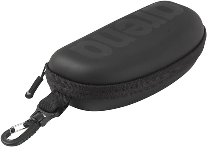 ARENA Unisex Adult Swim Goggle Case for Swimmers Protective Hardcover Carrying Case Clip for Backpacks