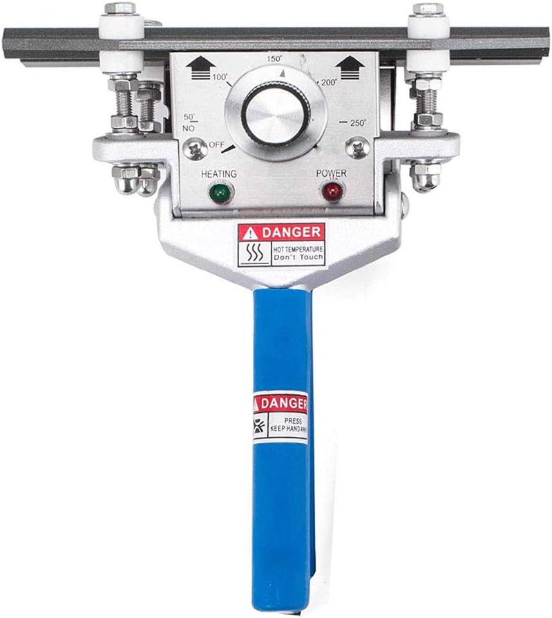 FKR-400 16" Hand Held Crimp Heat Sealer Bag Crimp Heat Sealer Sealing Machine Tool Aluminum Foil Kraft (16" Sealing Length)