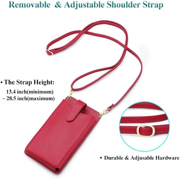 Peacocktion Small Crossbody Cell Phone Purse for Women, Lightweight Mini Small Crossbody Bags for Women with Card Slots