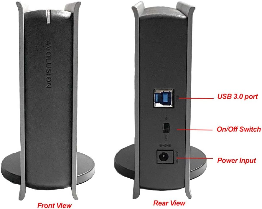 Avolusion PRO-5X (Grey) 20TB USB 3.0 External Hard Drive for PC, Mac, Xbox (Renewed)