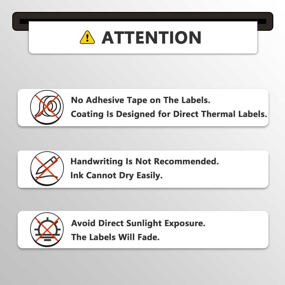 BETCKEY - Compatible DYMO 30324 (2-1/8" x 2-3/4") Multipurpose Labels, Perforated, Compatible with DYMO Labelwriter 450, 4XL, NOT Fit 550 & 5XL [1 Roll/400 Labels]