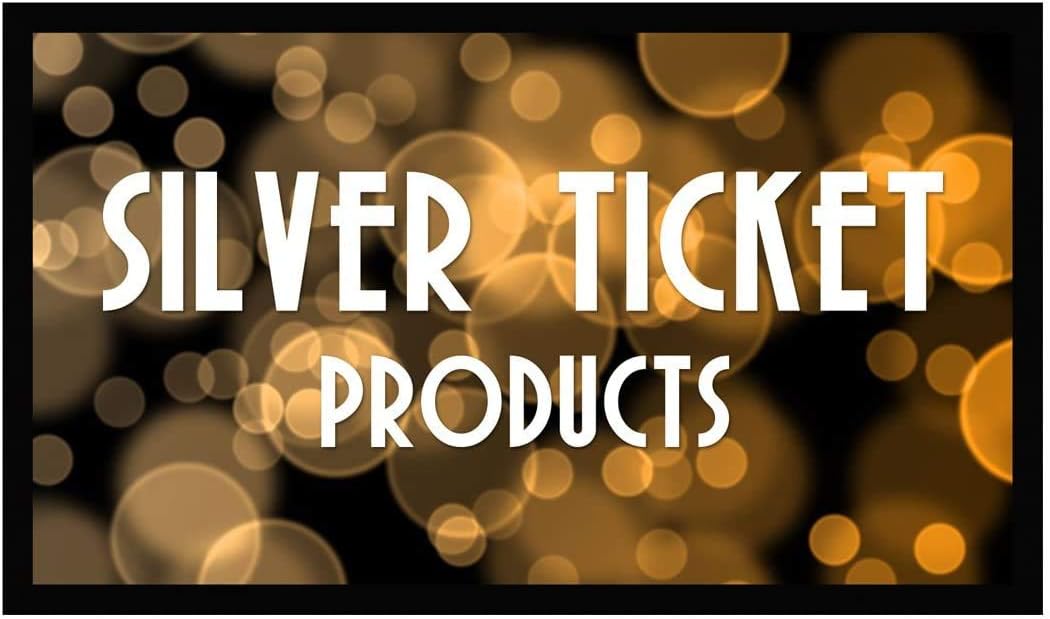 Silver Ticket Products STR Series 6 Piece Home Theater Fixed Frame 4K / 8K Ultra HD, HDTV, HDR & Active 3D Movie Projection Screen, 16:9 Format, 150" Diagonal, Silver Material STR-169150-S