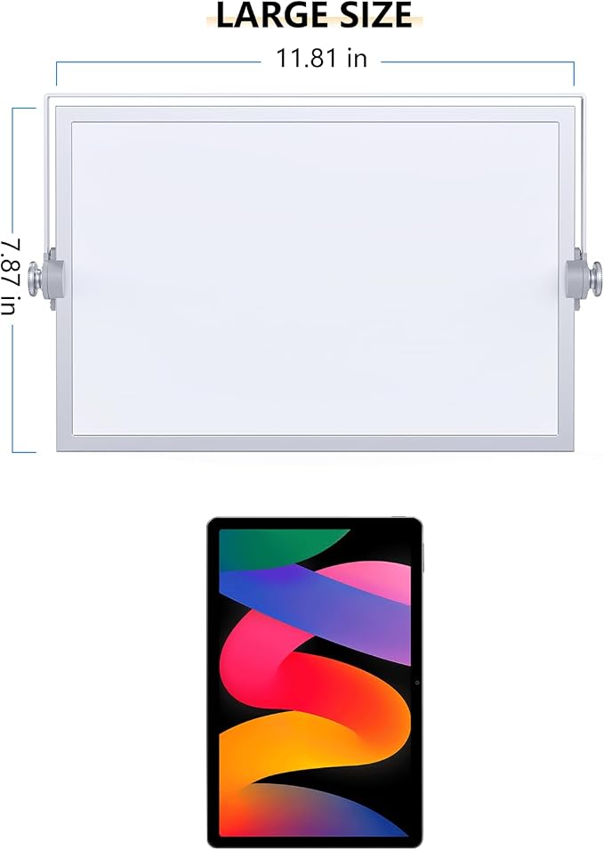 Small Dry Erase White Board,Magnetic Desktop Whiteboard with Stand | Dry Eease Board Mini Easel Double Sided on Table Top with Holder for Kids Drawing, Teacher Instruction