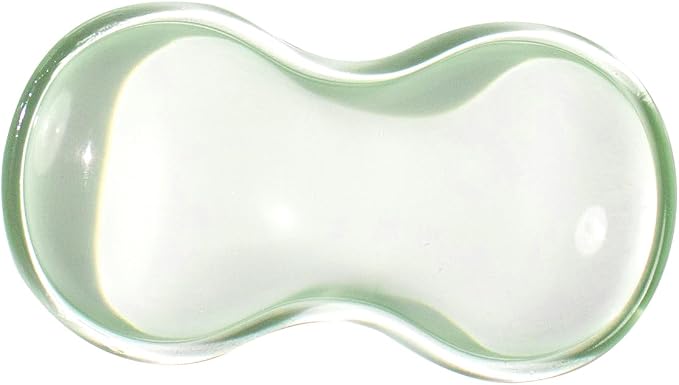 Clear Gel Mouse Wrist Rest, Green Cool Soft Ergonomic Wrist Rest, Relax Your Wrist, Cute Ergonomic Silicone Wrist Rest for Laptop Computer Office & Home (Green-Short)