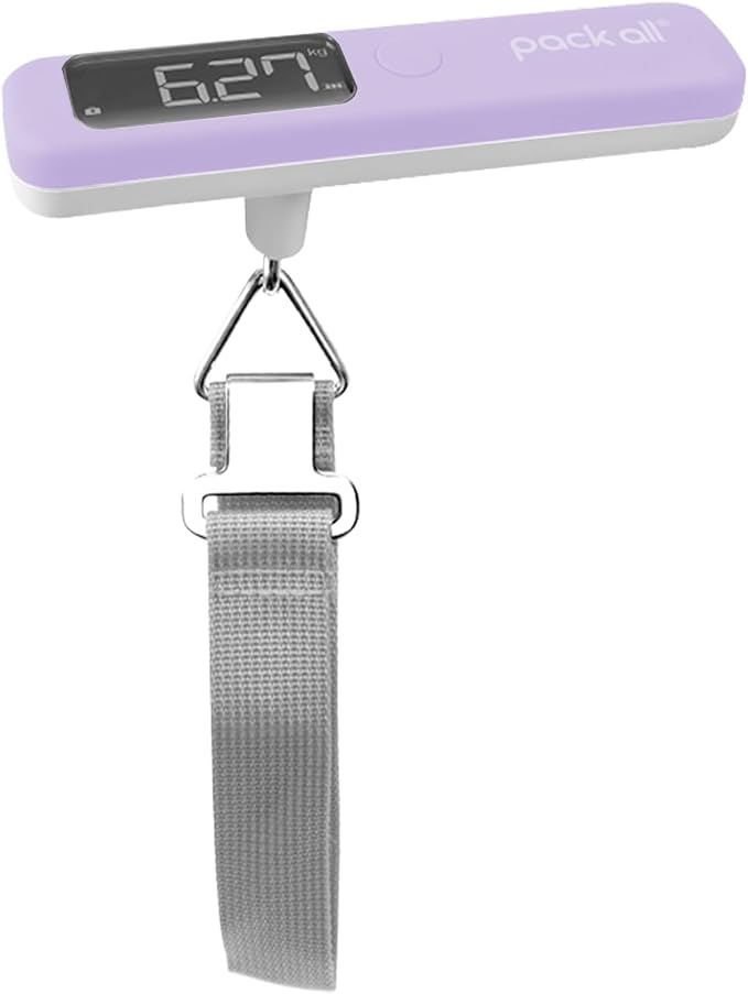 pack all Digital Luggage Scale for Travel, 110Lbs Capacity, 0.1Lb Precision